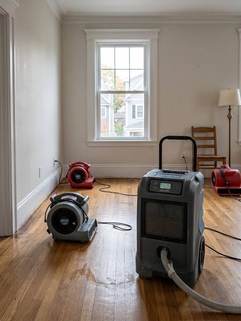 Water extraction equipment for water damage restoration